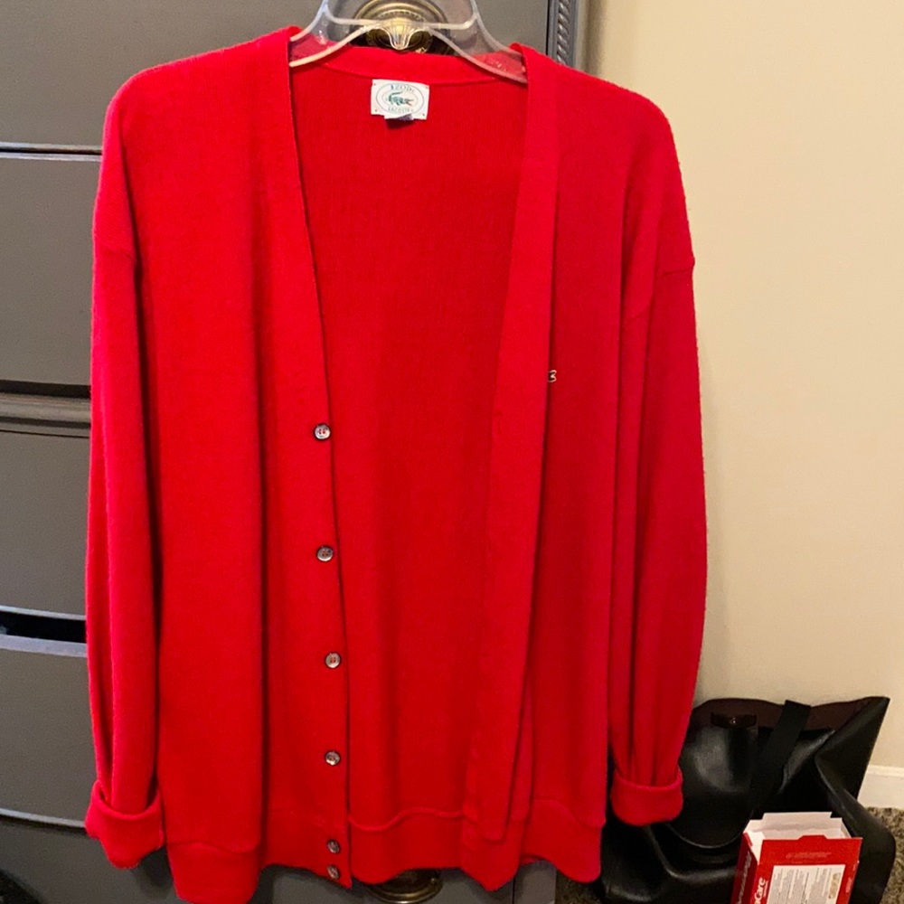 Vintage Lacoste cardigan
